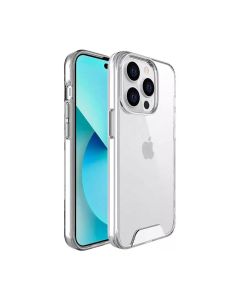 Capa Capinha Case de Acrílico Anti-impacto Space 3 Iphone 14 Pro Max Transparente