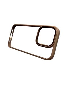 Capa Capinha Case de Acrílico Anti-impacto Space 3 para Iphone 13 Marrom