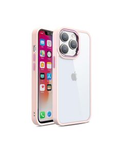 Capa Capinha Case de Acrílico Anti-impacto Space 3 para Iphone 13 Rosa