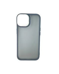 Capa Capinha Case de Acrílico Phone para Iphone 15 Pro Cinza