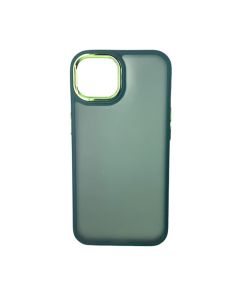 Capa Capinha Case de Acrílico Phone para Iphone 15 Pro Verde Militar