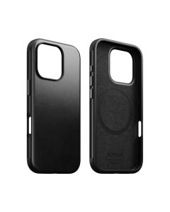 Capa Capinha Case de Couro com Magsafe para Iphone 16 Preto