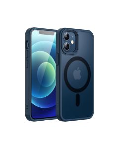 Capa Capinha Case Wex de Policarbonato para Iphone 12 Azul Marinho