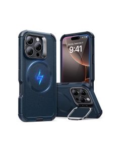 Capa Capinha Case de Policarbonato Protection para Iphone 16 Pro Max Azul Marinho