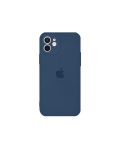 Capa Capinha Case de Silicone para Iphone 11 Azul Marinho