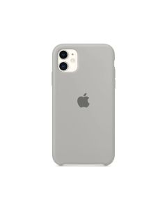 Capa Capinha Case de Silicone para Iphone 11 Cinza