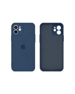 Capa Capinha Case de Silicone para Iphone 11 Pro Max Azul Marinho