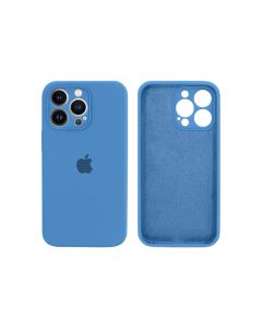 Capa Capinha Case de Silicone para Iphone 13 Azul