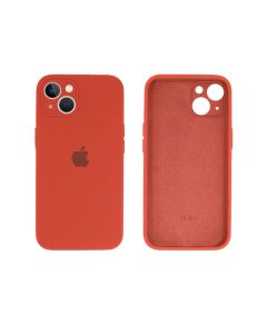Capa Capinha Case de Silicone para Iphone 13 Salmão Escuro