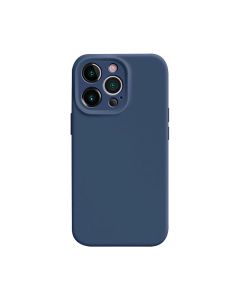 Capa Capinha Case de Silicone para Iphone 14 Pro Azul Marinho