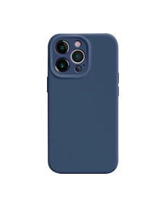 Capa Capinha Case de Silicone para Iphone 14 Pro Max Azul Marinho
