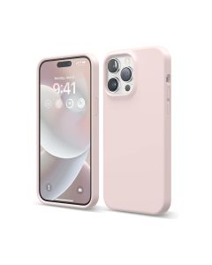 Capa Capinha Case de Silicone para Iphone 14 Pro Max Rosa Bebê
