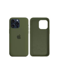 Capa Capinha Case de Silicone para Iphone 14 Verde Militar