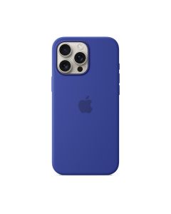 Capa Capinha Case de Silicone para Iphone 16 Pro Max Azul Marinho