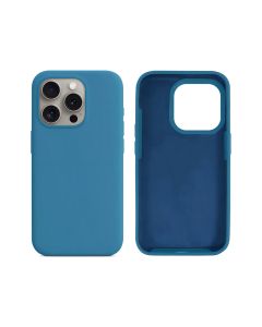 Capa Capinha Case de Silicone para Iphone 12 Pro Max Azul