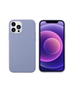 Capa Capinha Case de Silicone para Iphone 12 Pro Max Lilás