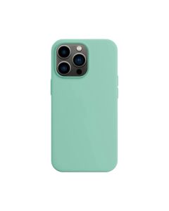 Capa Capinha Case de Silicone para Iphone 13 Pro Max Verde Marinho