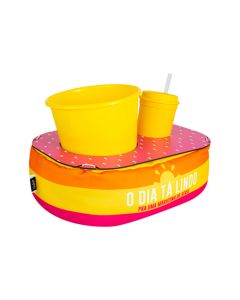 Almofada Porta Pipoca Individual Power Solar 33380 Amarelo