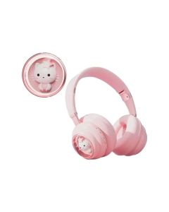 Fone de Ouvido H' Maston Super Bass Gamer Hello Kit Sn17 Rosa